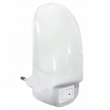 Φωτάκι Νυχτός LED με διακόπτη On-Off Θερμό Φως 13-1222000